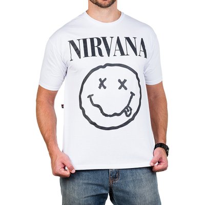camiseta nirvana smiley gola redonda 162 4