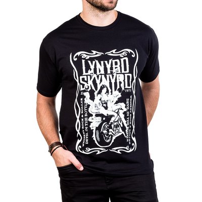 camiseta lynyrd skynyrd devil in a bottle manga curta 2551 1