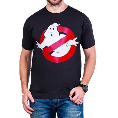 camiseta caca fantasmas logo preta 2702 2
