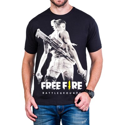 camiseta free fire mulher armada 100 algodao 2856 4