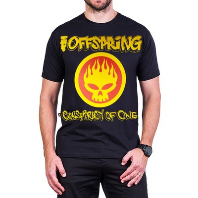 manly blessing Sparkle Camiseta The Offspring Conspiracy of One Preta - UNISSEX