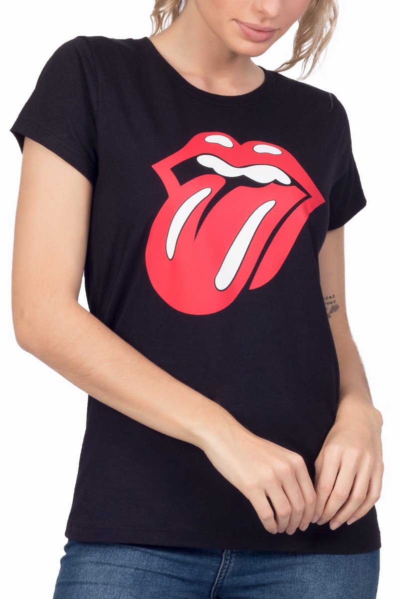 t shirt feminina rolling stones logo 3