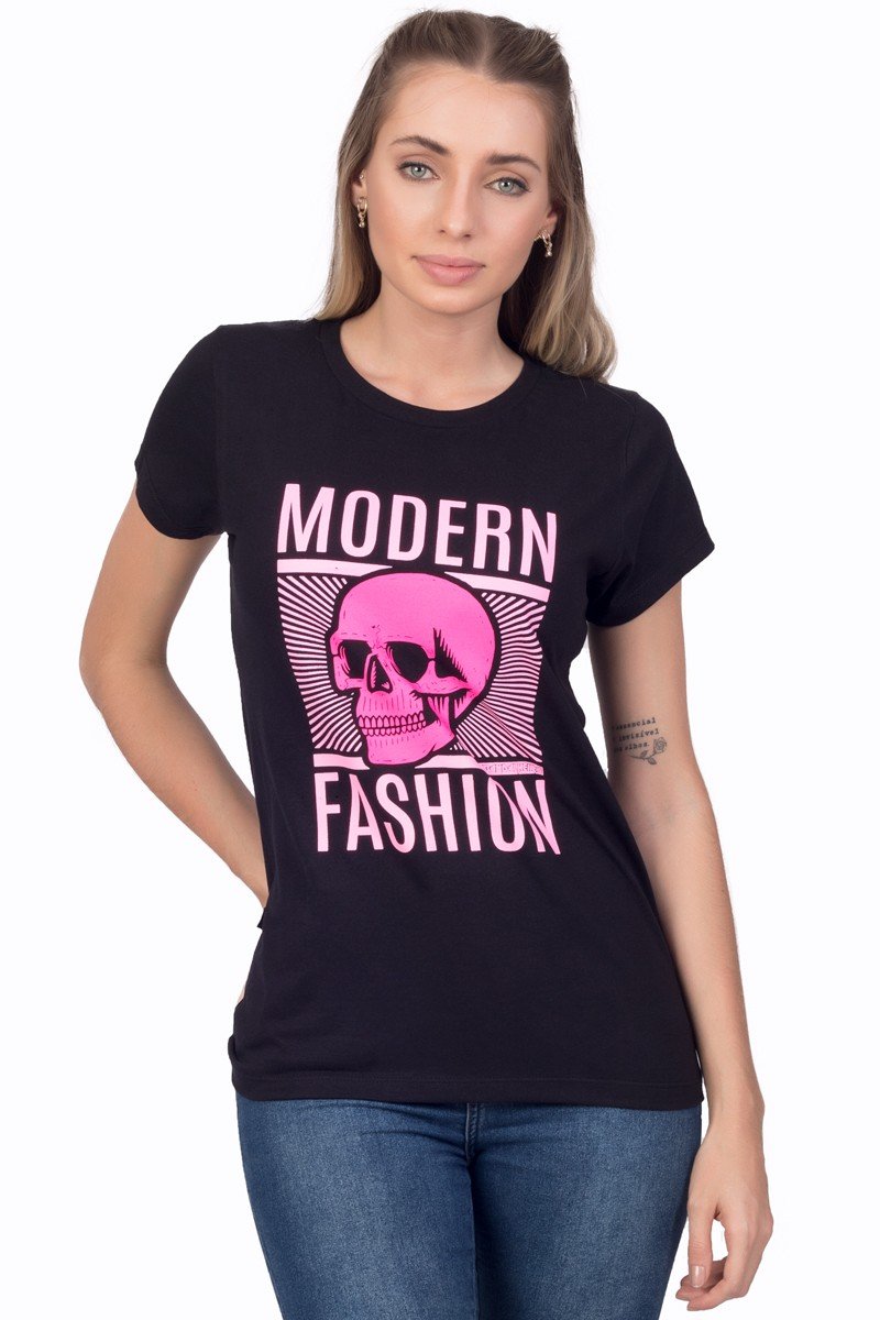 T-shirt Feminina Modern Fashion