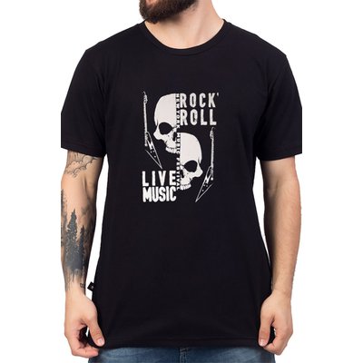 Camiseta rock Rock n Roll Save My Life Regata, 100% Algodão - Roquenrou