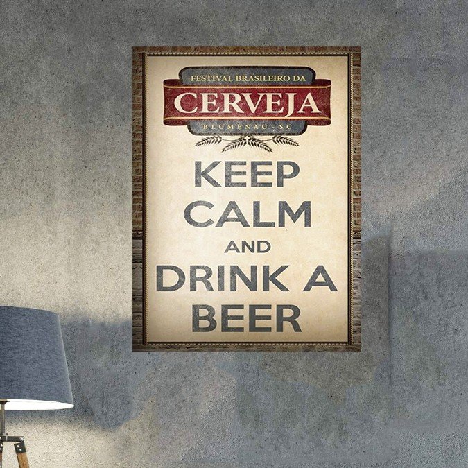 plc 0331 placa decorativa cerveja keep calm and brink a beer 2