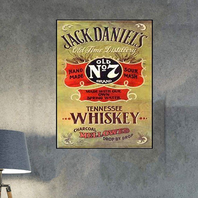 plc 0449 placa decorativa jack daniels old time distilley 1