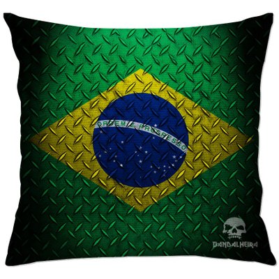 cap178 capa para almofada decorativa bandeira do brasil metalizada 2