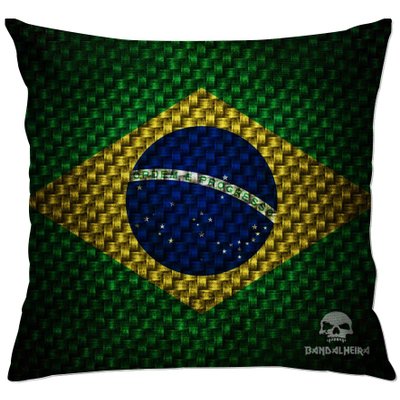 cap187 capa para almofada decorativa bandeira do brasil trancado 2