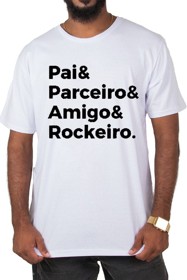 Camiseta Pai Rockeiro