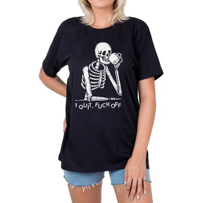 cam 2916 camiseta esqueleto i quit f off unissex 4 corte